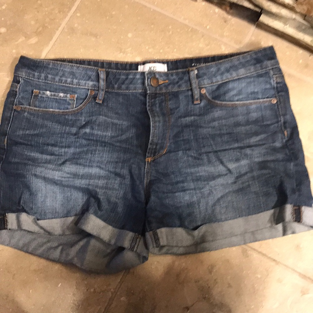 Denim shorts